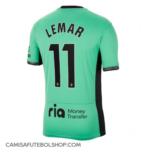 Camisa de time de futebol Atletico Madrid Thomas Lemar #11 Replicas 3º Equipamento 2023-24 Manga Curta